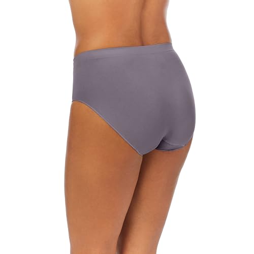 Ellen Tracy Women's High Cut Brief Panties Breathable Seamless Underwear 4-Pack - Perfect for Hot Summer Days
| Ellen T