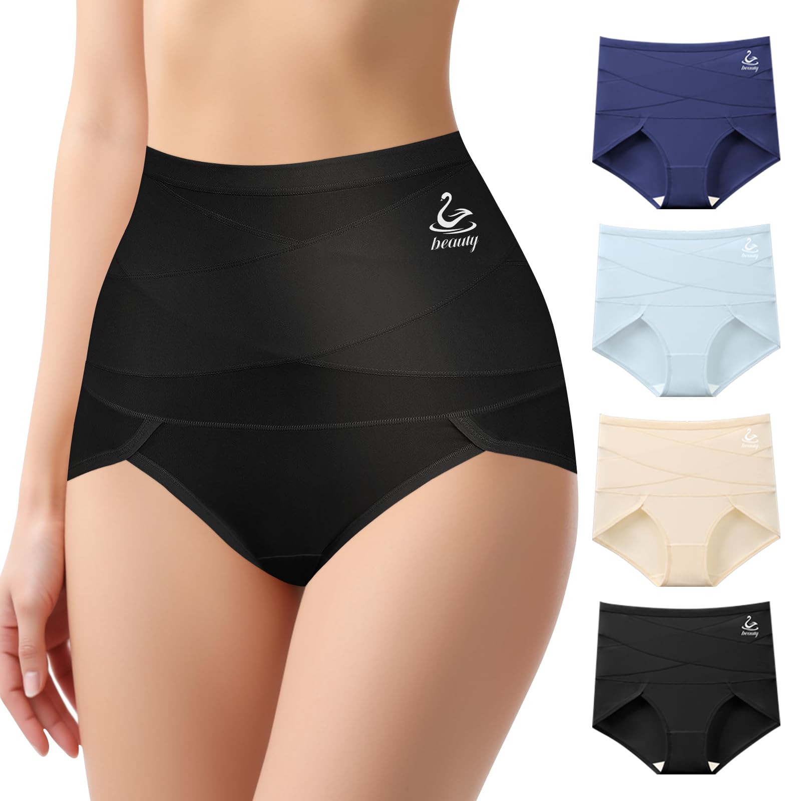 Quasti Women's High Waisted Tummy Control Underwear
| Quasti Women's Cotton Full Coverage Underwear
| Quasti Women's Tu